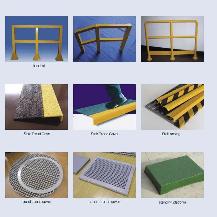 FRP/GRP/ Fiberglass Structural Stair Treads with High-Quality