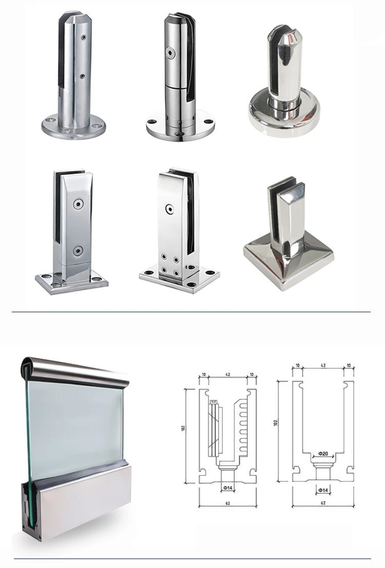 Vertical More Than 5 Years Handrail Support Base Shoe System