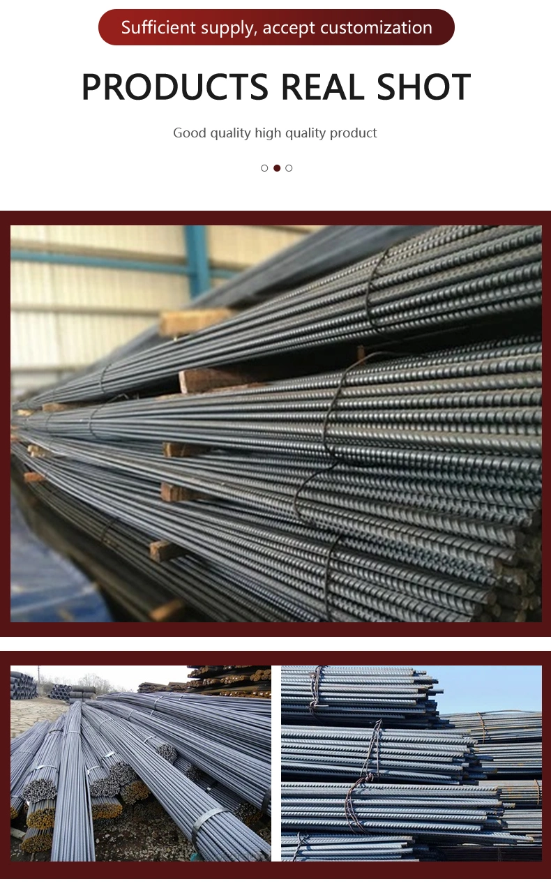 Fiberglass Steel Reinforcing Bars Deformed Iron Bar 6mm 8mm 10mm Steel Bar